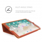 Snugg Apple iPad Pro Nubuck Stand Klf (12.9 in)-Orange