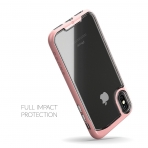 Snugg Apple iPhone X Vision Serisi Bumper Klf-ROSE GOLD
