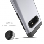 Snugg Samsung Galaxy Note 8 Infinity Serisi Bumper Klf-Space Grey