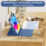Soke Apple iPad 11.Nesil Klavyeli Klf (11 in)-Ocean