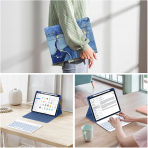 Soke Apple iPad 11.Nesil Klavyeli Klf (11 in)-Ocean