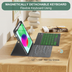 Soke Apple iPad 11.Nesil Klavyeli Klf (11 in)-Green