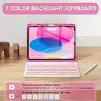 Soke Apple iPad 11.Nesil Klavyeli Klf (11 in)-Pink