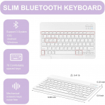 Soke Apple iPad 11.Nesil Klavyeli Klf (11 in)-Violet