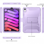 Soke Apple iPad Mini 6/7 Tam Korumal Klf -Violet