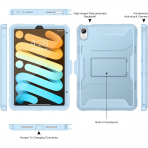 Soke Apple iPad Mini 6/7 Tam Korumal Klf -Sky Blue