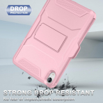 Soke Apple iPad Mini 6/7 Tam Korumal Klf -Light Pink