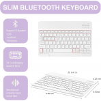 Soke Apple iPad 10/11.Nesil Klf (10.9/11 in)-Lilac Marble 