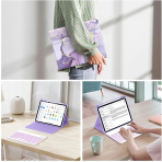 Soke Apple iPad 10/11.Nesil Klf (10.9/11 in)-Lilac Marble 