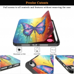 Soke Apple iPad Mini 6/7 Uyumlu Standl Klf -Rainbow