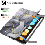 Soke Apple iPad Mini 6/7 Uyumlu Standl Klf -Black Marble 