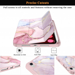 Soke Apple iPad Mini 6/7 Uyumlu Standl Klf -Dreamy Marble 
