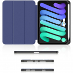 Soke Apple iPad Mini 6/7 Uyumlu Standl Klf -Ocean Marble 