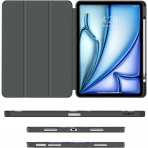 Soke Kalem Blmeli iPad Air M2 Klf (13 in)-Bule Daisy