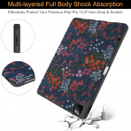 Soke Kalem Blmeli iPad Air M2 Klf (13 in)-Bunch Flowers