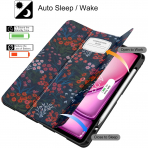Soke Kalem Blmeli iPad Air M2 Klf (13 in)-BuchFlowers