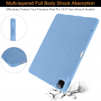 Soke iPad Pro 5/6.Nesil Klf (12.9 in)-Light Blue