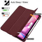 Soke iPad Pro 5/6.Nesil Klf (12.9 in)-Wine