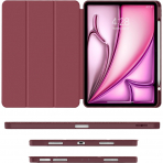 Soke iPad Pro 5/6.Nesil Klf (12.9 in)-Wine
