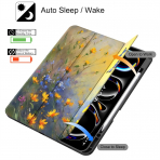 Soke Kalem Blmeli iPad Pro M4 Klf (13 in)-Butterfly Blossom