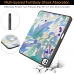 Soke Kalem Blmeli iPad Pro M4 Klf (13 in)-Lily