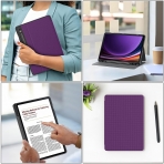 Soke Samsung Galaxy Tab S9 Darbeye Dayankl Klf-Purple