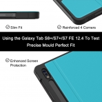Soke Standl Galaxy Tab S8 Plus Klf (12.4 in)-New SkyBlue