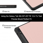 Soke Standl Galaxy Tab S8 Plus Klf (12.4 in)-New Pink