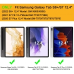 Soke Standl Galaxy Tab S8 Plus Klf (12.4 in)-Midnight Green