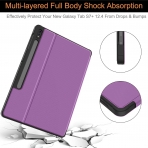 Soke Standl Galaxy Tab S8 Plus Klf (12.4 in)-Violet