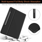 Soke Standl Galaxy Tab S8 Plus Klf (12.4 in)-Black