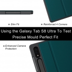 Soke Standl Galaxy Tab S8 Ultra Klf (14.6 in)-Teal