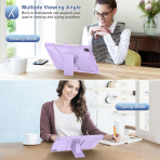 Soke Tam Korumal iPad Pro 6/5/4.Nesil Klf (12.9 in)-Violet