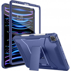 Soke Tam Korumal iPad Pro 6/5/4.Nesil Klf (12.9 in)-Navy