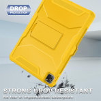 Soke Tam Korumal iPad Pro 6/5/4.Nesil Klf (12.9 in)-Yellow