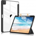 Soke Ultra Hybrid Serisi iPad Pro Klf (12.9 in)(6/5/4/3.Nesil)-Black