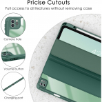 Soke Ultra Hybrid iPad Air M2 Klf (13 in)-Midnight Green 