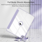 Soke Ultra Hybrid iPad Air M2 Klf (13 in)-Gray Purple