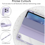 Soke Ultra Hybrid iPad Air M2 Klf (13 in)-Gray Purple