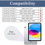 Soke iPad 10.Nesil Tam Korumal Klf (10.9 in)-Cyan Blue