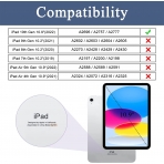 Soke iPad 10.Nesil Tam Korumal Klf (10.9 in)-Light Blue