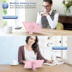 Soke iPad Air M2/M3 Tam Korumal Klf (11 in)-Pink