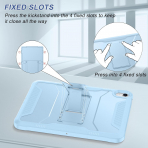 Soke iPad Air M2/M3 Tam Korumal Klf (11 in)-Sky Blue