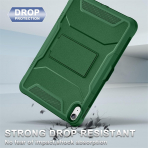 Soke iPad Air M2/M3 Tam Korumal Klf (11 in)-Alpine Green