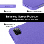 Soke iPad Pro 5/6.Nesil Klf (12.9 in)-Blue Purple