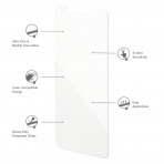 Sonix Apple iPhone X Deri Klf ve Cam Ekran Koruyucu (MIL-STD-810G)-Flora