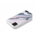 Sonix iPhone 11 Mermer Desenli Klf (MIL-STD-810G)-Blush Quartz