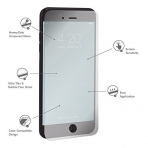 Sonix iPhone 8 Klf/Temperli Cam Ekran Koruyucu (MIL-STD-810G)-Brown Tort