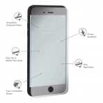 Sonix iPhone 8 Plus Klf/Temperli Cam Ekran Koruyucu (MIL-STD-810G)-Brown Tort