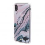 Sonix iPhone XS Max Luxe Mermer Serisi Klf (MIL-STD-810G)-Blush Quartz